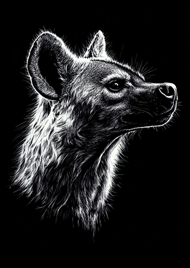 Hyena Portrait