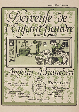 Berceuse de l'Enfant pauvre sheet music