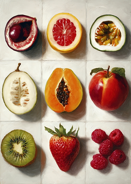 Still Life of Assorted Fruits