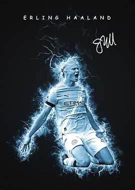 Erling Haaland Lightning Effect