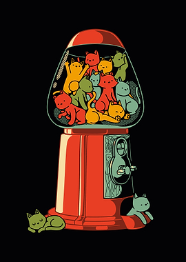 Gumball Colorful Cats