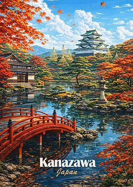 Kanazawa Japan Autumn Scenery