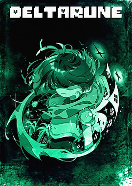 Deltarune Poster with Kris