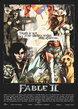 Fable II Game Poster