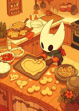 Hornet Baking Cookies in a Kitchen