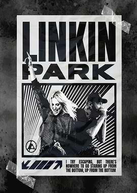 Linkin Park Concert Poster