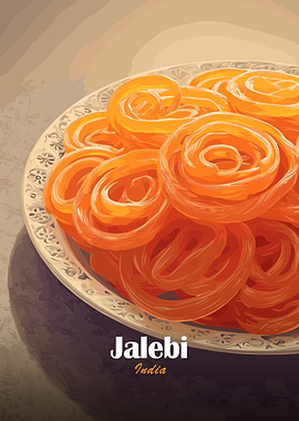 Jalebi Sweet Dish