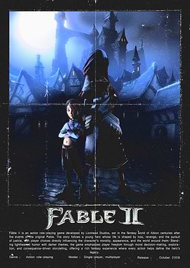 Fable II Video Game Poster