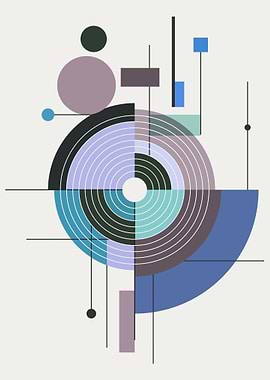 Geometric Abstract Composition