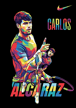 Carlos Alcaraz Pop Art