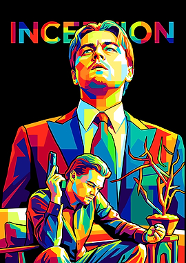 Inception Leonardo DiCaprio Pop Art
