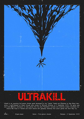Ultrakill Game Poster