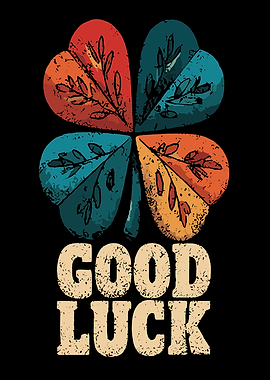 Good Luck Four Leaf Clover