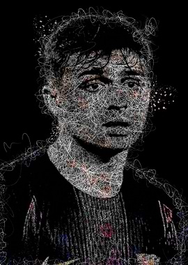 Pedri Abstract Portrait