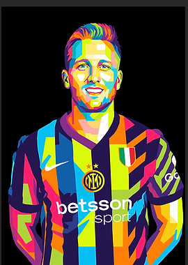 Davide Frattesi Football Player Portrait