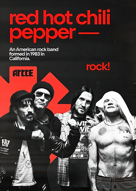 Red Hot Chili Peppers Band Poster