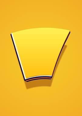 Yellow Abstract Shape