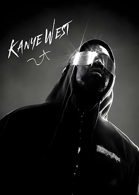 Kanye West Futuristic Portrait