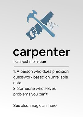 Carpenter Definition with Tools