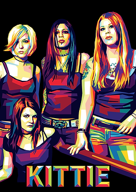 Kittie Band Pop Art