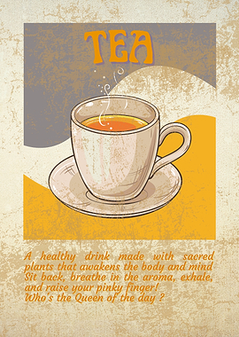Vintage Tea Poster