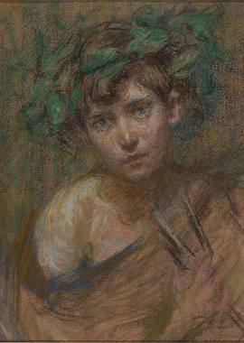 Portrait of a Young Man with Laurel Wreath