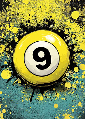 Nine Ball Pool Ball Art