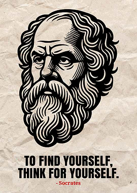 Socrates Quote Poster