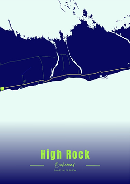 High Rock Bahamas Map