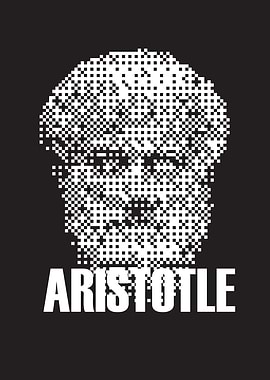 Pixelated Portrait of Aristotle