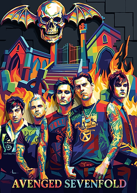 Avenged Sevenfold Band Portrait