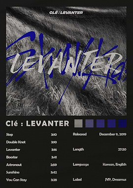 Stray Kids Clé : LEVANTER Album Poster