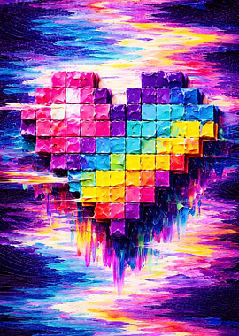 Pixelated Love Flow