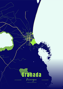 Granada Nicaragua Map