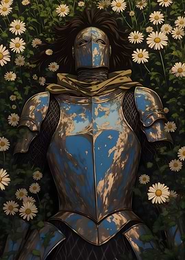 Knight in a Field of Daisies