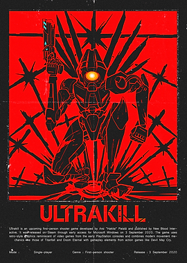 Ultrakill Game Poster