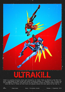 Ultrakill Game Poster