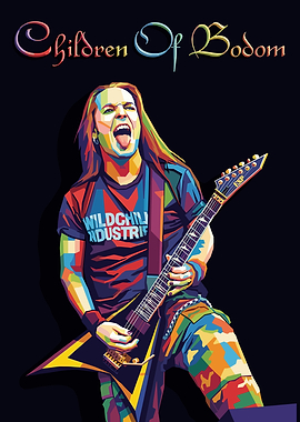 Alexi Laiho Children of Bodom Pop Art