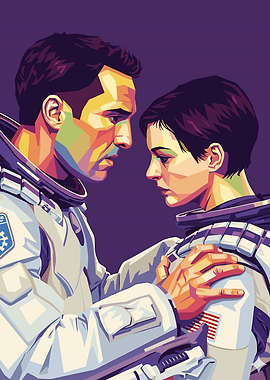 Interstellar Astronauts Pop Art