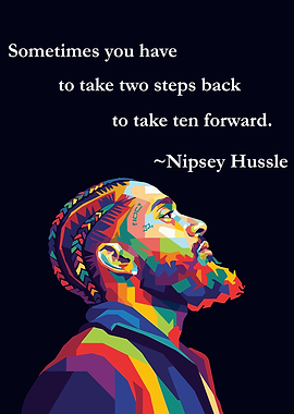 Nipsey Hussle Quote Pop Art