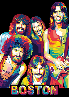 Boston Band Pop Art