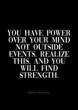 Marcus Aurelius quote on strength