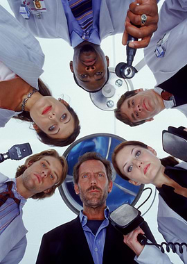 House M.D. Cast Looking Down