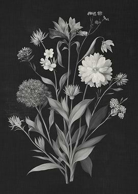 Monochromatic Floral Arrangement