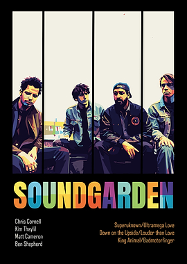 Soundgarden Band Poster