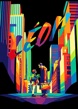 Leon: The Professional Pop Art Poster