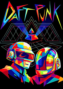 Daft Punk Pop Art