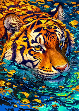 Tiger in Water