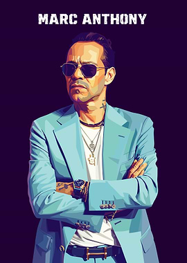 Marc Anthony Pop Art Portrait