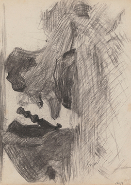 Abstract Pencil Sketch of Figures